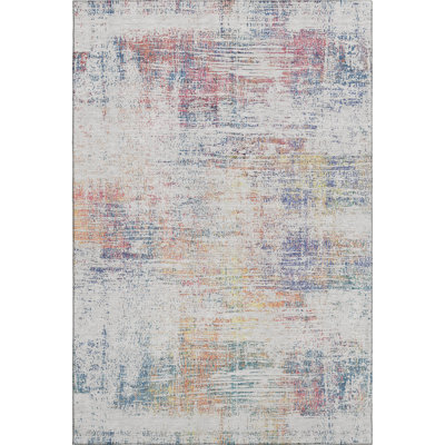 Premium Machine Washable Prisco Ivory Rug