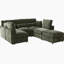 Canapé modulaire en chenille-1700176480