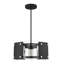 Luminaire suspendu cylindrique à 6 lumières de style barcelo
