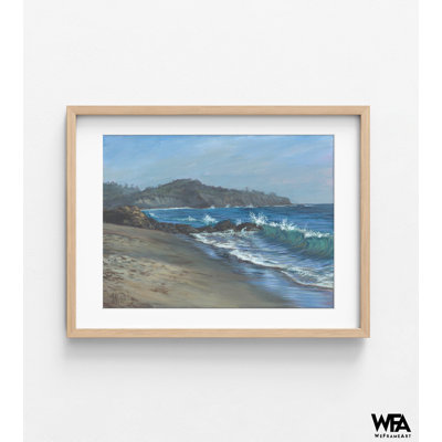 Reproduction d'art de Moro Beach, Crystal Cove State Park, Orange County, Tropical California, reproduction d'art