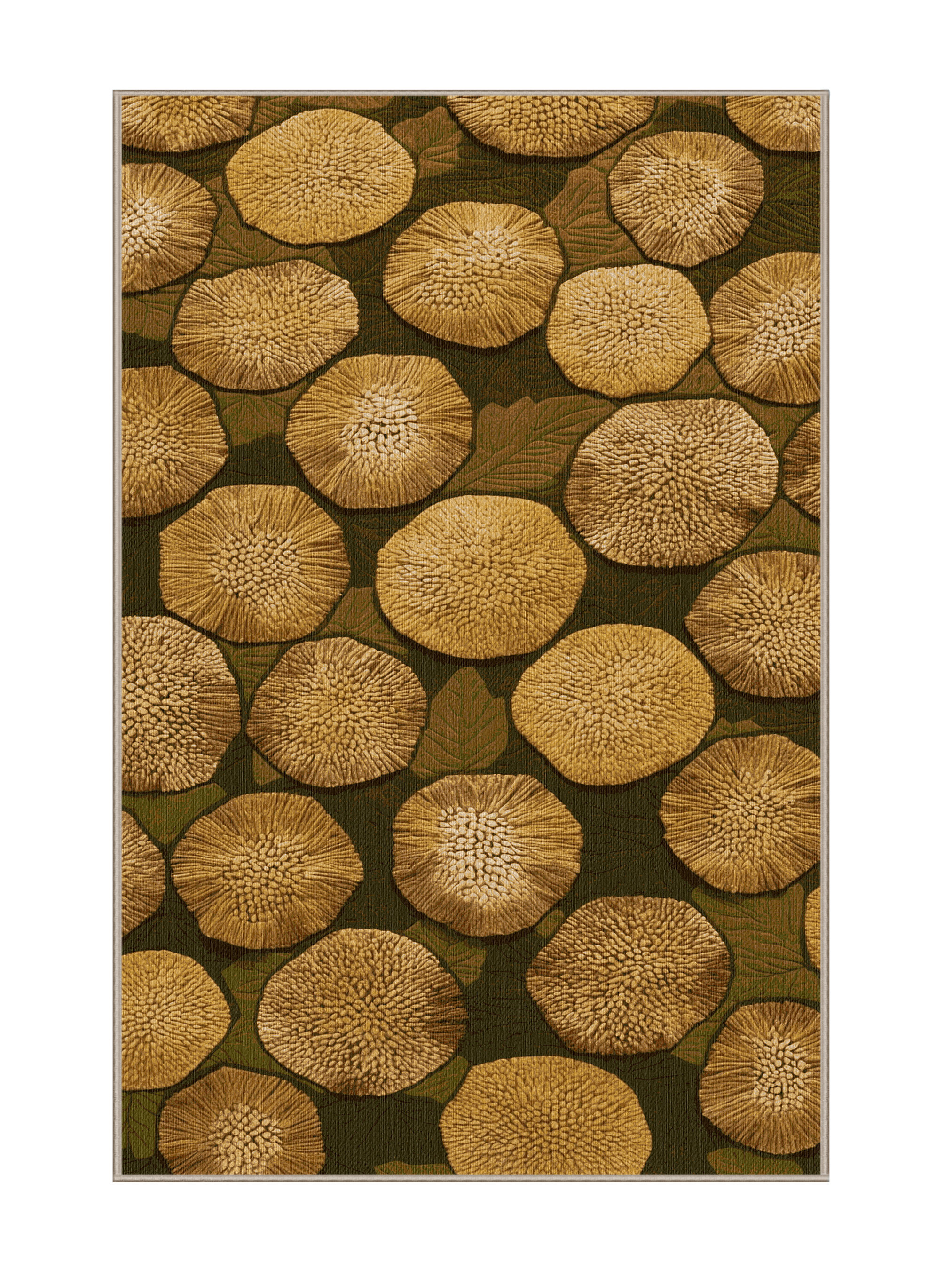 Bayou Breeze Washable Breadfruit Fruits Area Rug | Wayfair