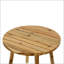 Table de salle à manger ronde en bois massif
