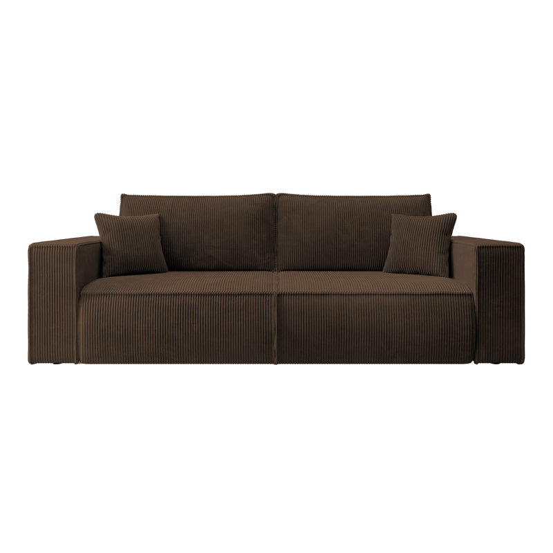 Ajua 3 Seater Corduroy Sofa Bed