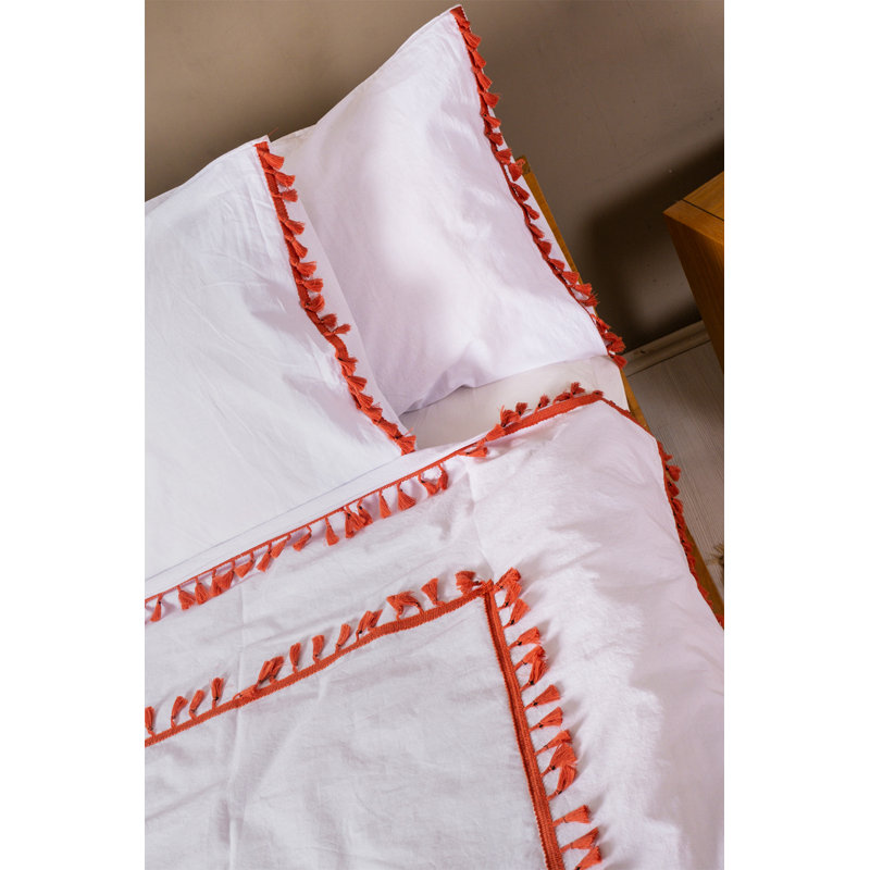 100% Linen No Pattern Duvet Cover with Pillowcases Included
