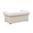 72.5" Genuine Cowhide Leather Chesterfield Loveseat – Button Tufted, Curved Scroll Arms, European Buckle Details-99317389