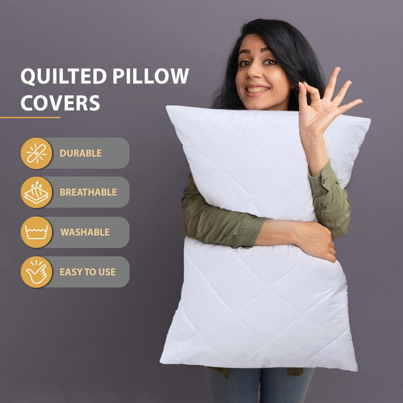 Noelis 100% Microfiber Zipper Pillow Proctector