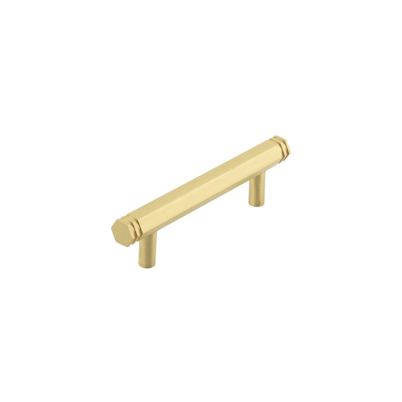 Hoxton 9.6 cm Center Bar Handle, Satin Brass
