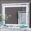 Miroir Livorno G02790-M, champagne argenté