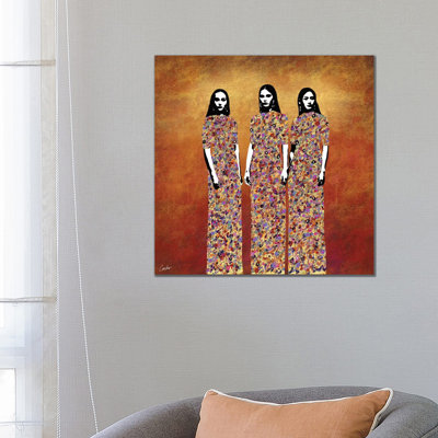 Three Graces by Jose Cacho - Wrapped Canvas Gallery-Wrapped Canvas Giclée