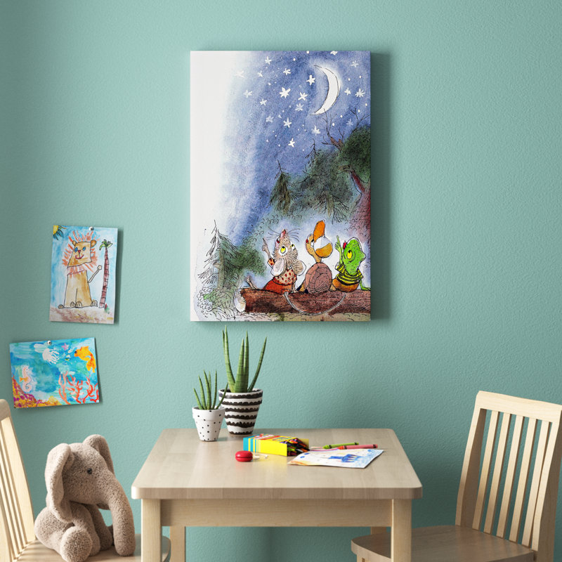 «Knouse Look at the Stars», reproduction sur toile tendue, H 45 po x l 30 po x P 1,5 po