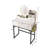 Vanity Table With Lighted Mirror And Power Outlet