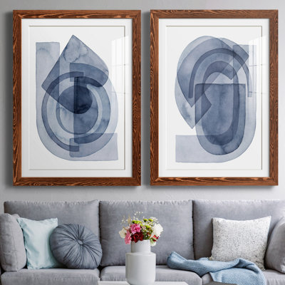 Cool Gears I - ensemble de 2 reproductions d'art sur papier encadré