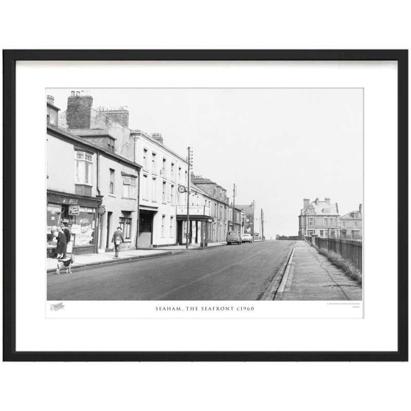 Seaham, The Seafront C1960 by Francis Frith - Single Picture Frame Print, 45cm H x 60cm W x 2.3cm D