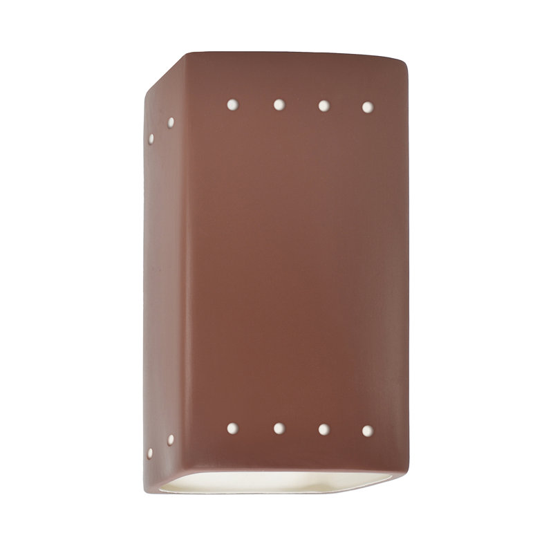 Axcel Ceramic LED Flush Mounted Sconce, Canyon Clay