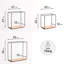 Amandip 3 Piece Square Floating Shelf-707073238