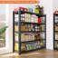 Metal Garage Storage Rack, Heavy-Duty Stainless Steel Moisture-Proof And Waterproof 5-Layer Adjustable Storage Shelving Unit.Designed For Warehouse Storage (food Pantries, Industrial Use)-1539429278