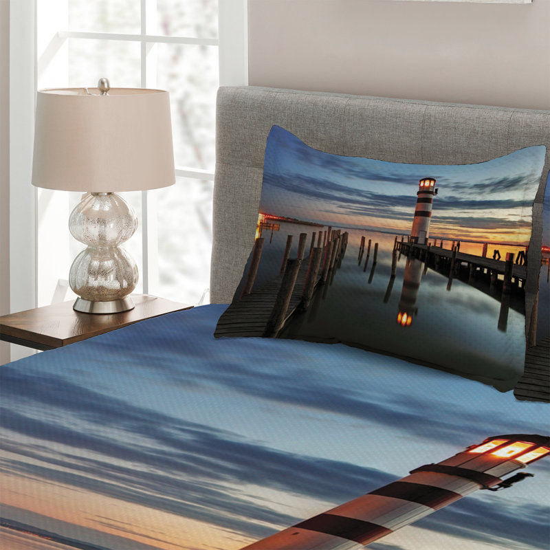 Coastal Polyester Coverlet