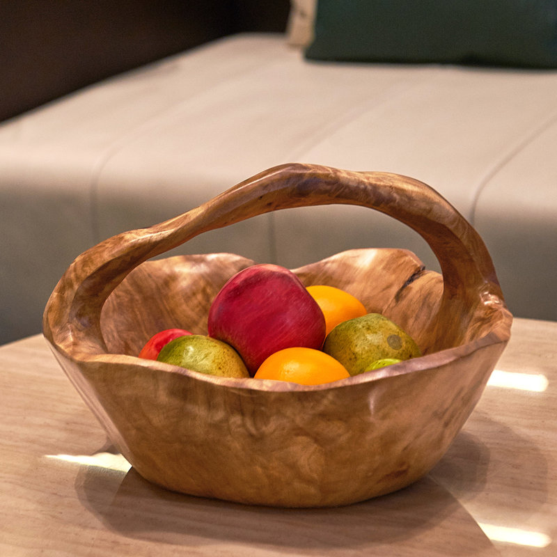 SERENTA Wood Fruit Basket