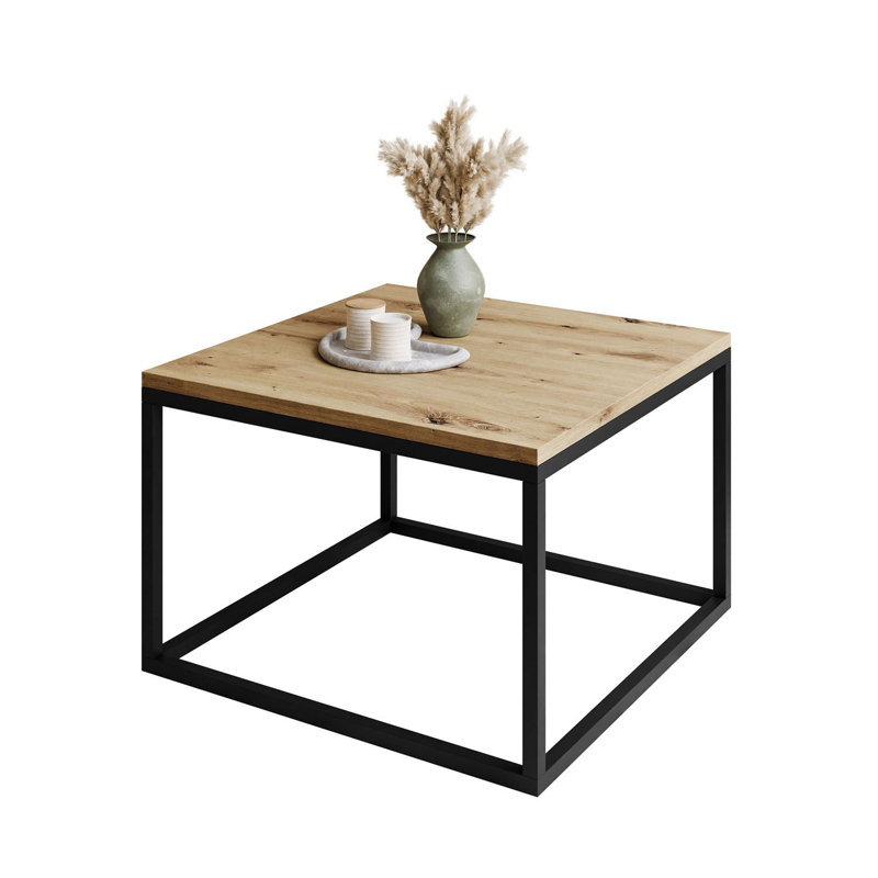 Hayden-James Coffee Table, 36cm H x 60cm L x 60cm W, Black/Black, Black