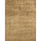 Wool Abstract Area Rug in Gold
