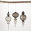 Frosted Reflections 3 Piece Christmas Ombre Finial Ornament Set