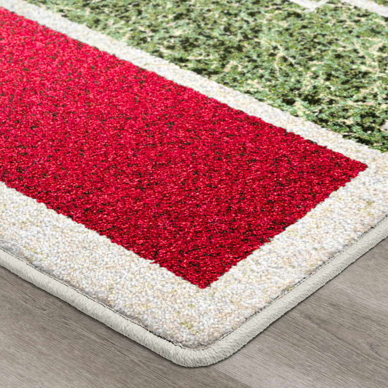 Victoire du vendredi - rouge, Rectangle 7 pi 8 po x 10 pi 9 po