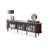 Modern Nut-Brown Solid Wood TV Stands