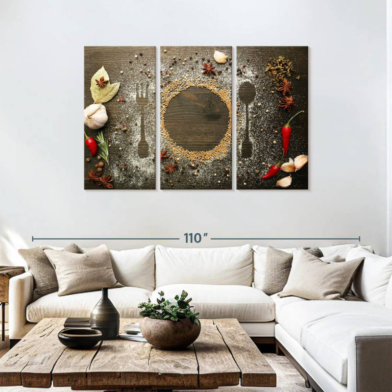Yarlin Dinnerware Outlines, 48" H x 74" W