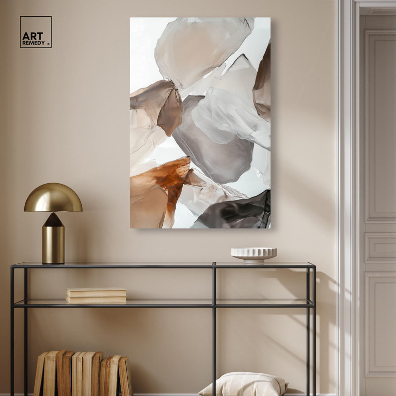 «Remnants I» par Art Remedy, H 30 po x l 20 po, Toile tendue, Toile tendue