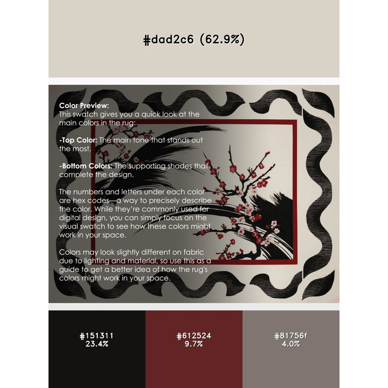 Golden Bough Rug, Round 3'