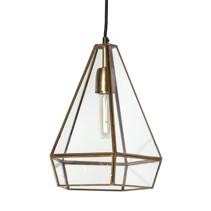 Luminaire suspendu géométrique 1 lumières simple Dehaan