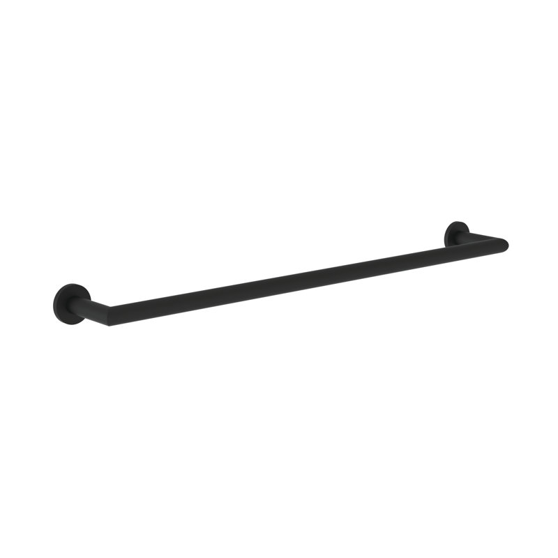 Kubic Wall Mounted Towel Bar, Matte Black