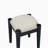 39" Retro Bohemian Style Wooden Makeup Vanity Set With Charging Plug&USB Port And Stool, Dressing Table With 3 Storage Drawers And 1 Rectangular Rattan Drawer-1020163320