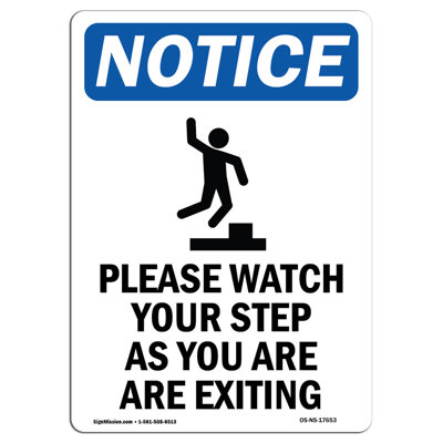 Please Watch Your Sign with Symbol