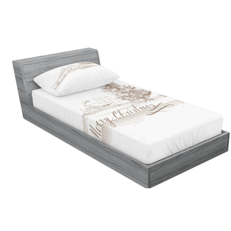 Microfiber Sheet Set, Twin XL Sheet Set with Fitted Sheet