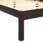 Base de lit plateforme avec tête de lit, support à lattes de bois, aucun sommier requis-339806956-339806959