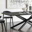 Black Innovative Durable Large Oak Dining Table-109085424