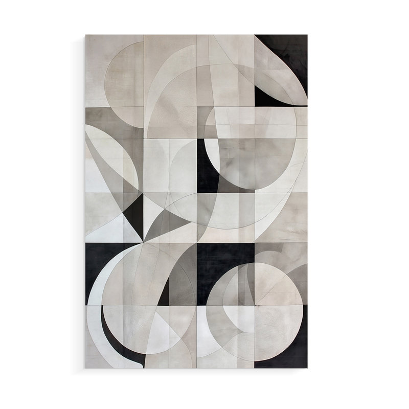 ABSTRACT Series XLV - Impression sur toile seulement - NON-CADRE, H 18 po x l 12 po