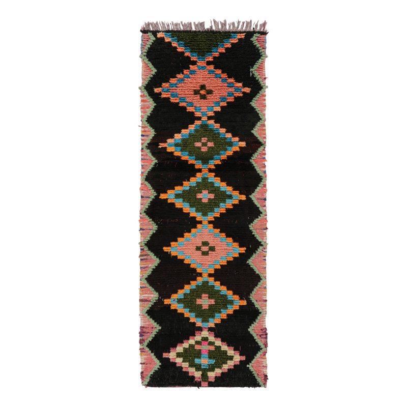 One-of-a-Kind 2'10”x8'8” Hand Knotted Area Rug