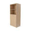 Secrétaire pliante de 126 cm (49,6 po), en MDF brun, avec rangement et roulettes-414441577