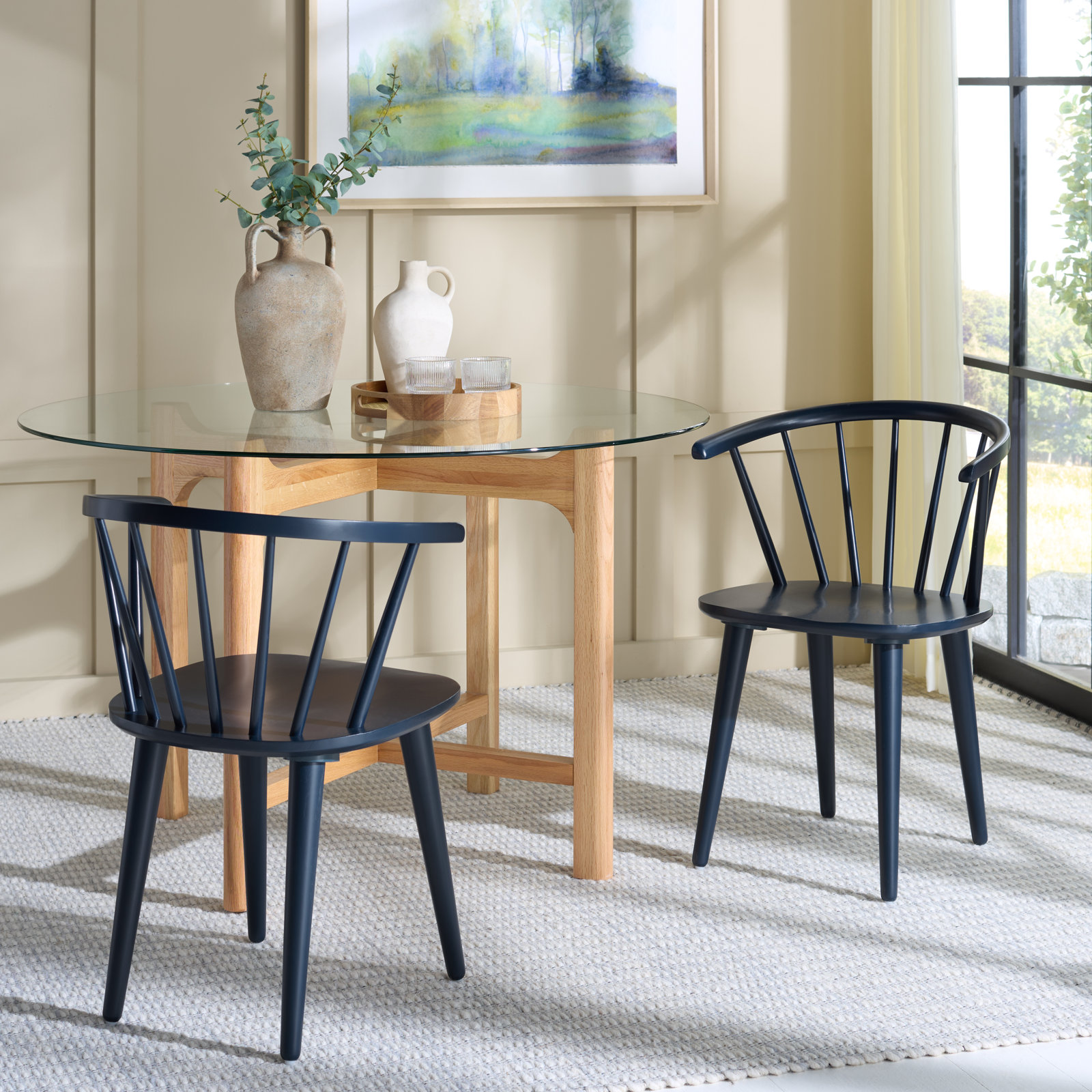 Sheffield Dining Chair, Navy