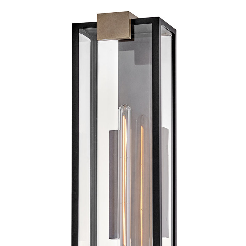 Hinkley Bergen Large Wall Mount Lantern, 28" H x 8" W x 7.25" D
