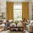 Velvet Light Blocking Thermal Insulated Curtain Panel. Room Darkening Window Rod Pocket Drapes Set of 2-261458094-261458103