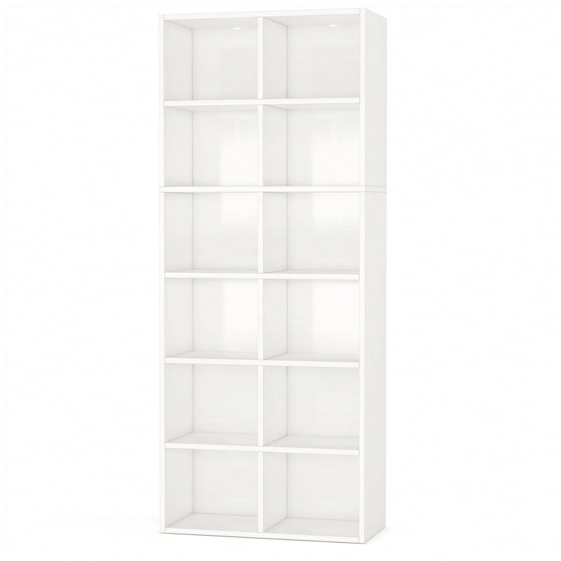 Bibliothèque compacte, présentoir attrayant, armoire ouverte