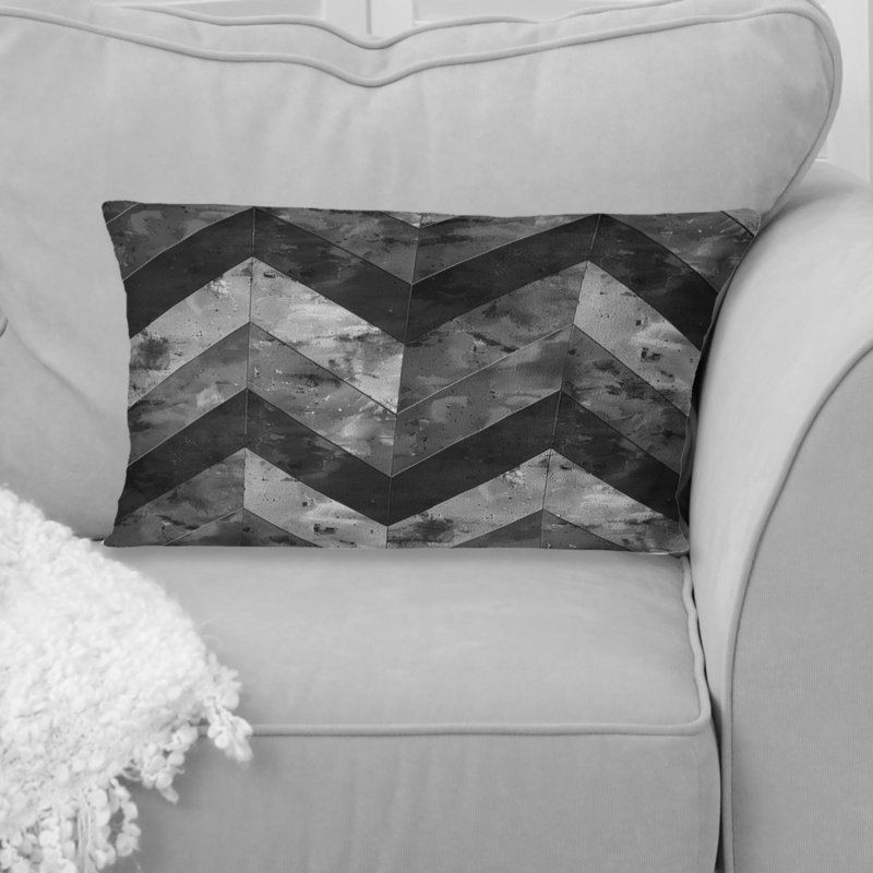 Coussin noir gris et gris Dreams I - Modern