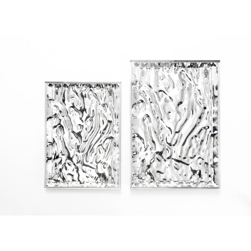 Dune Metallic PMMA Decorative Tray, 21.65" x 14.96"