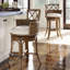 Bali Hai Swivel Upholstered Stool-44641230