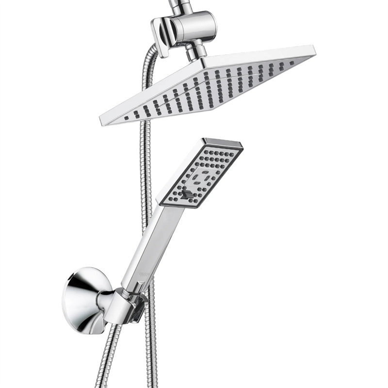 Rain Dual Shower Head 1.75 GPM GPM, Chrome