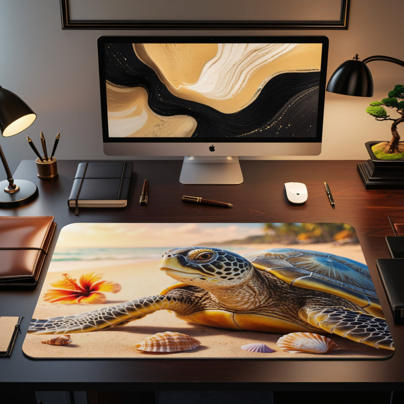 Polyester Desk Pad, 31.5x15.5