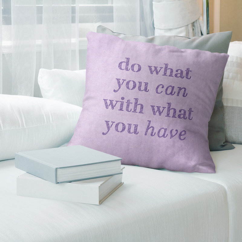 Housse de coussin en lin à la main, Mauve, 18 po x 18 po